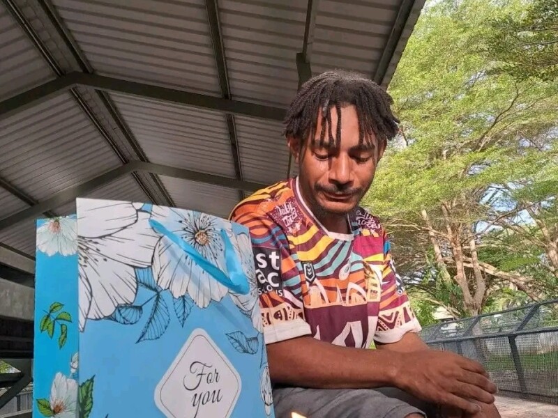 Himbton Nick , Papua New Guinea, student, $300 per week