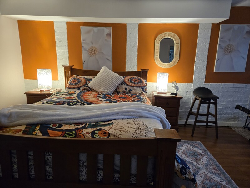 Bedroom 2 in the granny flat