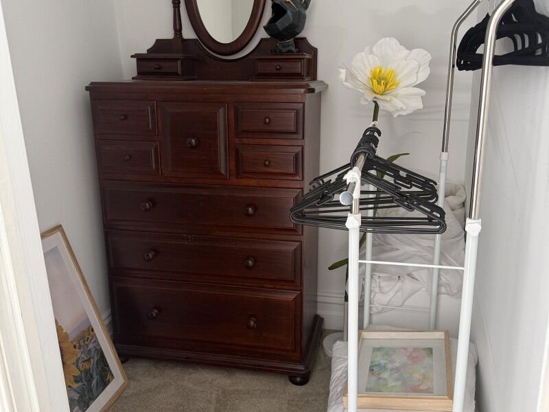 Walk in cupboard space