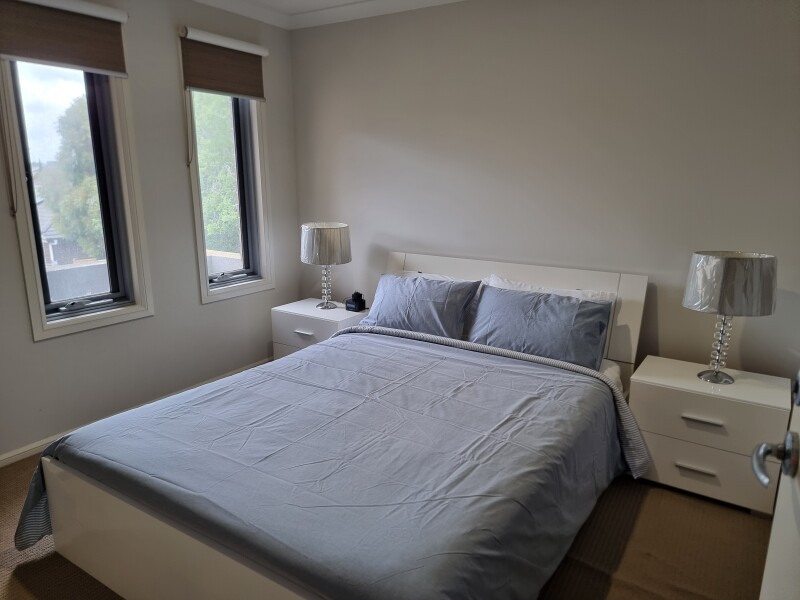 Fully furnished with Queen size bed, own ensuite and wardrobe.