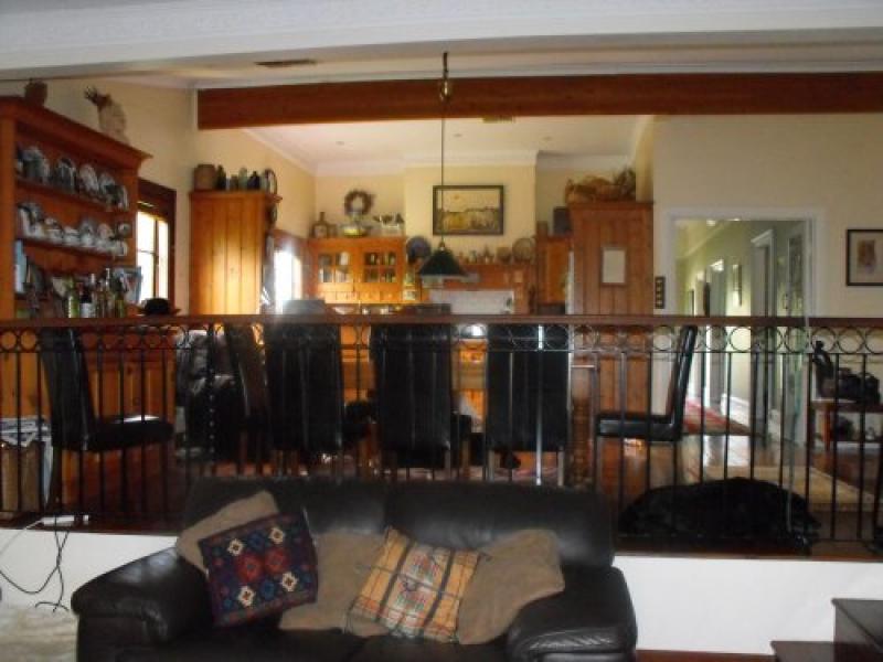 Dining and kitchen