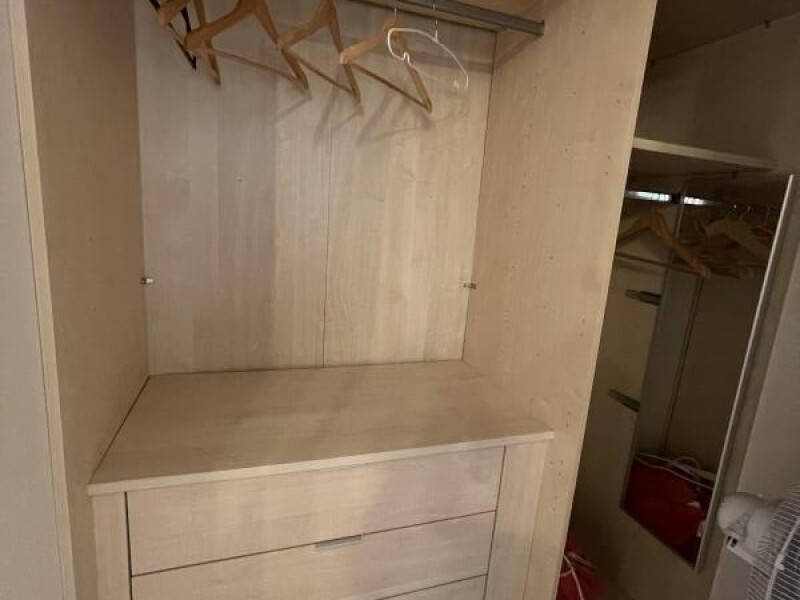 Own walk-in wardrobe