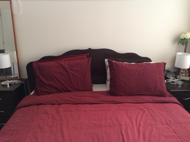 Master Bedroom fully furnished with double bed