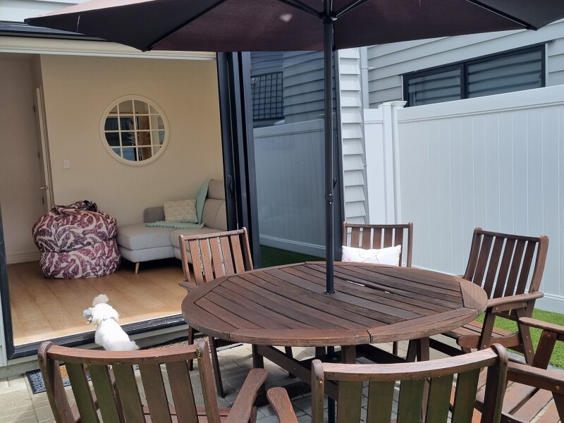 Outdoor courtyard