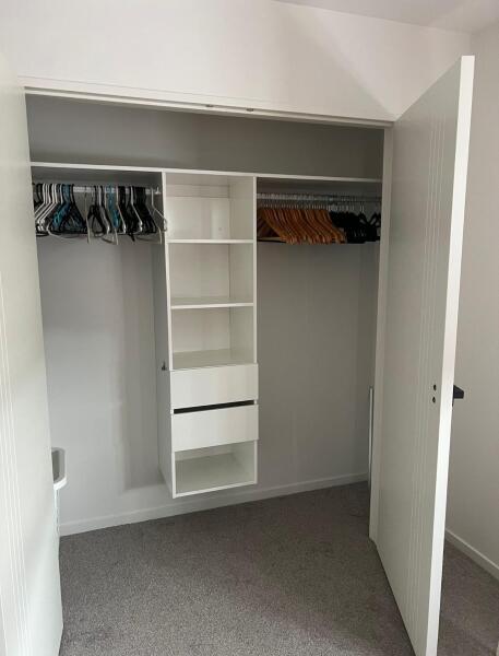 Lots of closet space 
