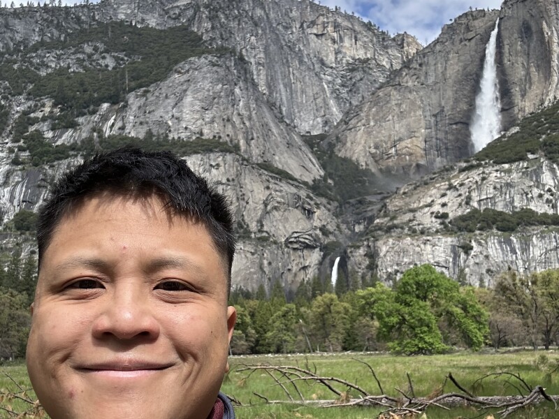 Upper and Lower Yosemite Falls. May 2025