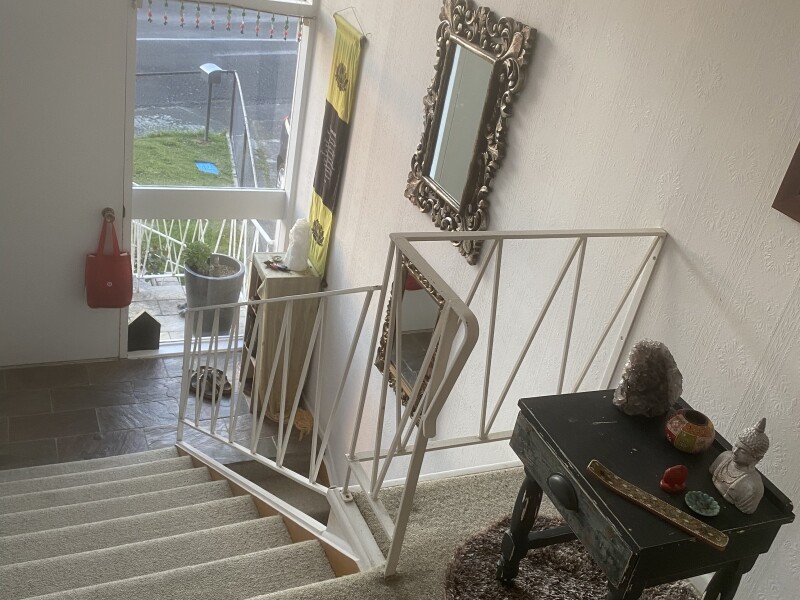 Entrance of the house seeing from upstairs