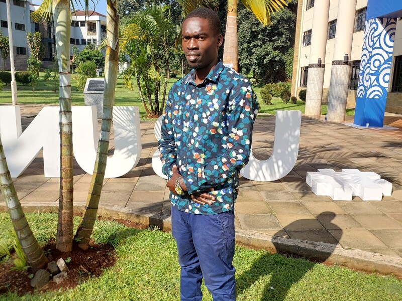 Kibuuka, Uganda, student, £100 per week